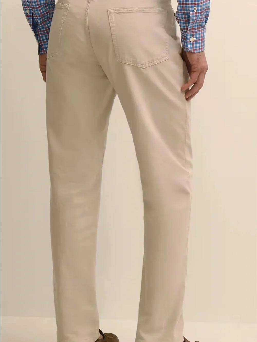 Brooks Brothers Men's Khaki Chinos in Light Beige